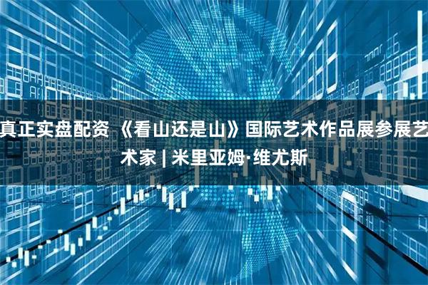 真正实盘配资 《看山还是山》国际艺术作品展参展艺术家 | 米里亚姆·维尤斯